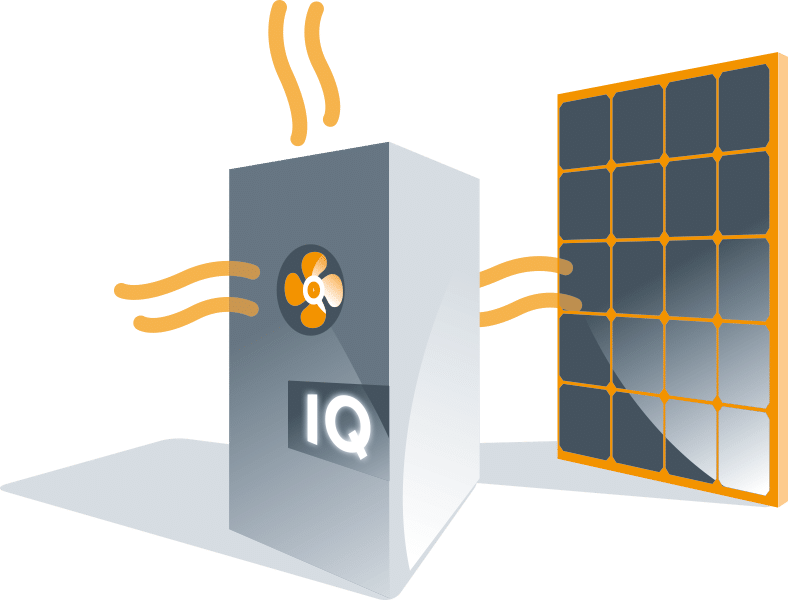 Wärmepumpe in Verbindung mit einer modernen Photovoltaik Anlage